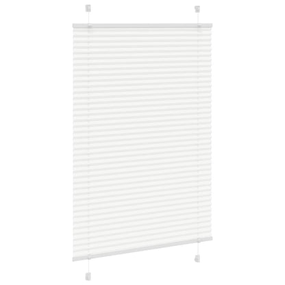 Plissee Weiß 100x100 cm Stoffbreite 99,4 cm Polyester