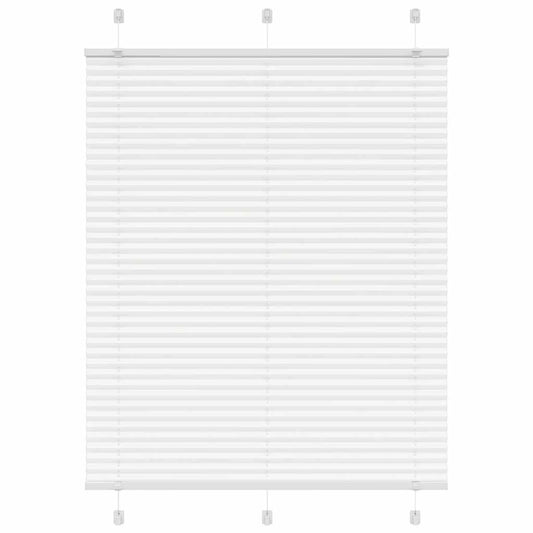 Plissee Weiß 110x100 cm Stoffbreite 109,4 cm Polyester