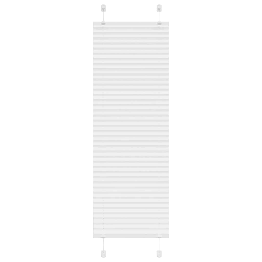 Plissee Weiß 40x150 cm Stoffbreite 39,4 cm Polyester