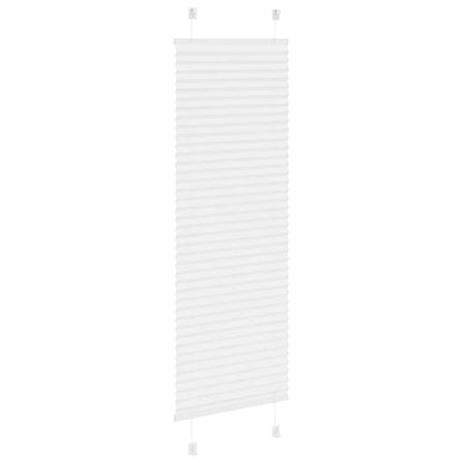 Plissee Weiß 45x150 cm Stoffbreite 44,4 cm Polyester