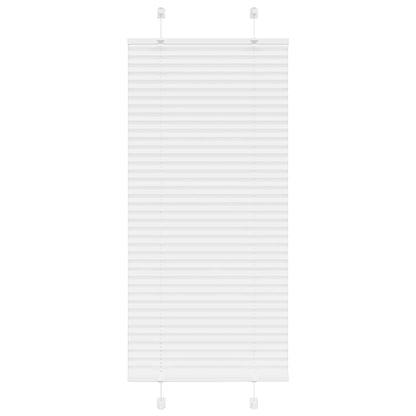 Plissee Weiß 55x150 cm Stoffbreite 54,4 cm Polyester