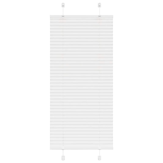 Plissee Weiß 60x150 cm Stoffbreite 59,4 cm Polyester