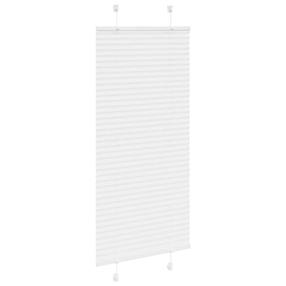 Plissee Weiß 65x150 cm Stoffbreite 64,4 cm Polyester