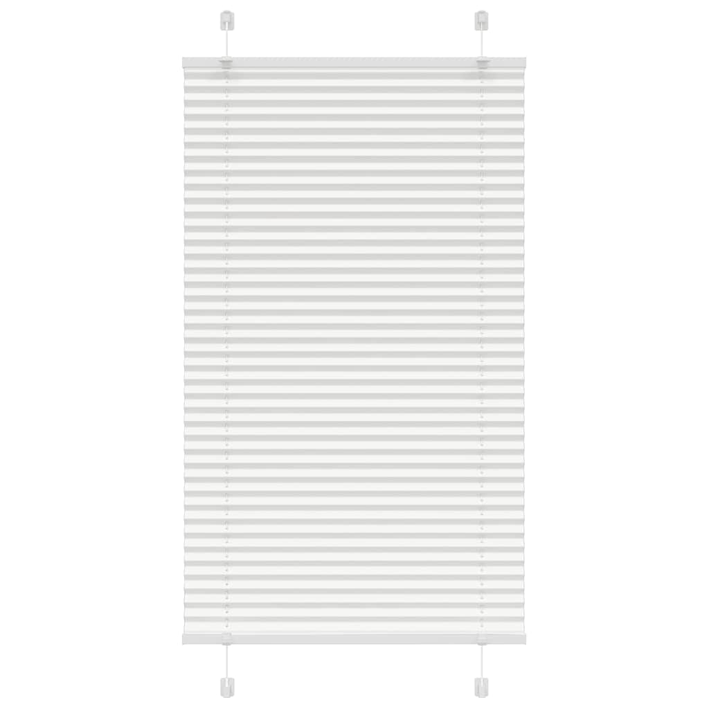 Plissee Weiß 75x150 cm Stoffbreite 74,4 cm Polyester