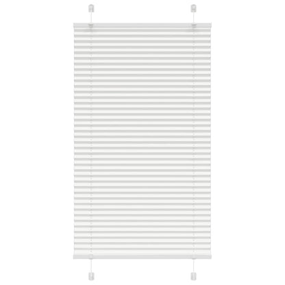 Plissee Weiß 75x150 cm Stoffbreite 74,4 cm Polyester
