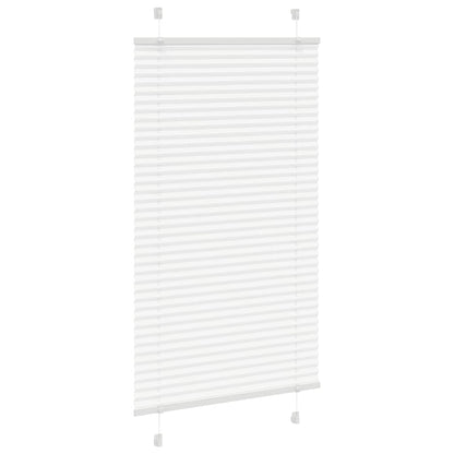 Plissee Weiß 80x150 cm Stoffbreite 79,4 cm Polyester