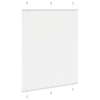 Plisseret Hvid 110x150 cm Stofbredde 109,4 cm Polyester