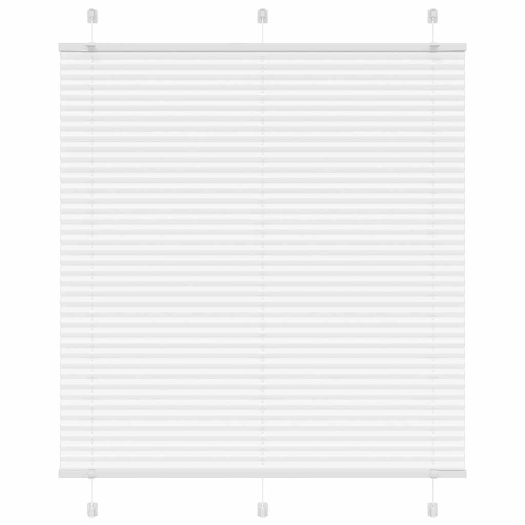 Plissee Weiß 115x150 cm Stoffbreite 114,4 cm Polyester