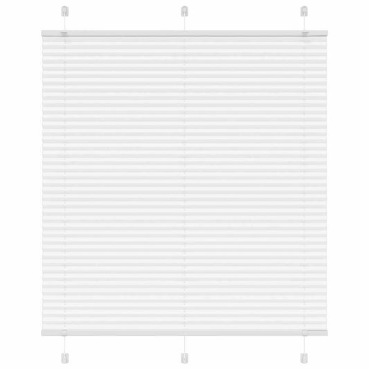 Plissee Weiß 115x150 cm Stoffbreite 114,4 cm Polyester