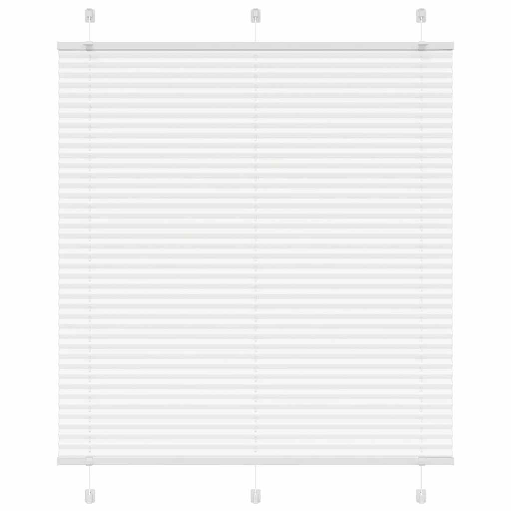 Plissee Weiß 120x150 cm Stoffbreite 119,4 cm Polyester