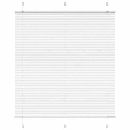 Plissee Weiß 120x150 cm Stoffbreite 119,4 cm Polyester