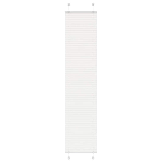 Plissee Weiß 40x200 cm Stoffbreite 39,4 cm Polyester