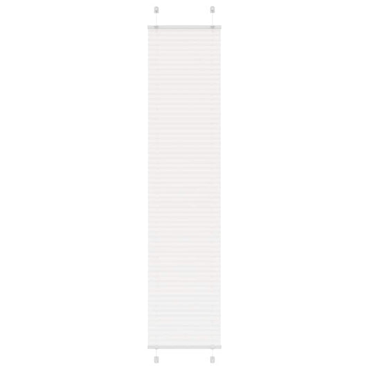 Plissee Weiß 50x200 cm Stoffbreite 49,4 cm Polyester