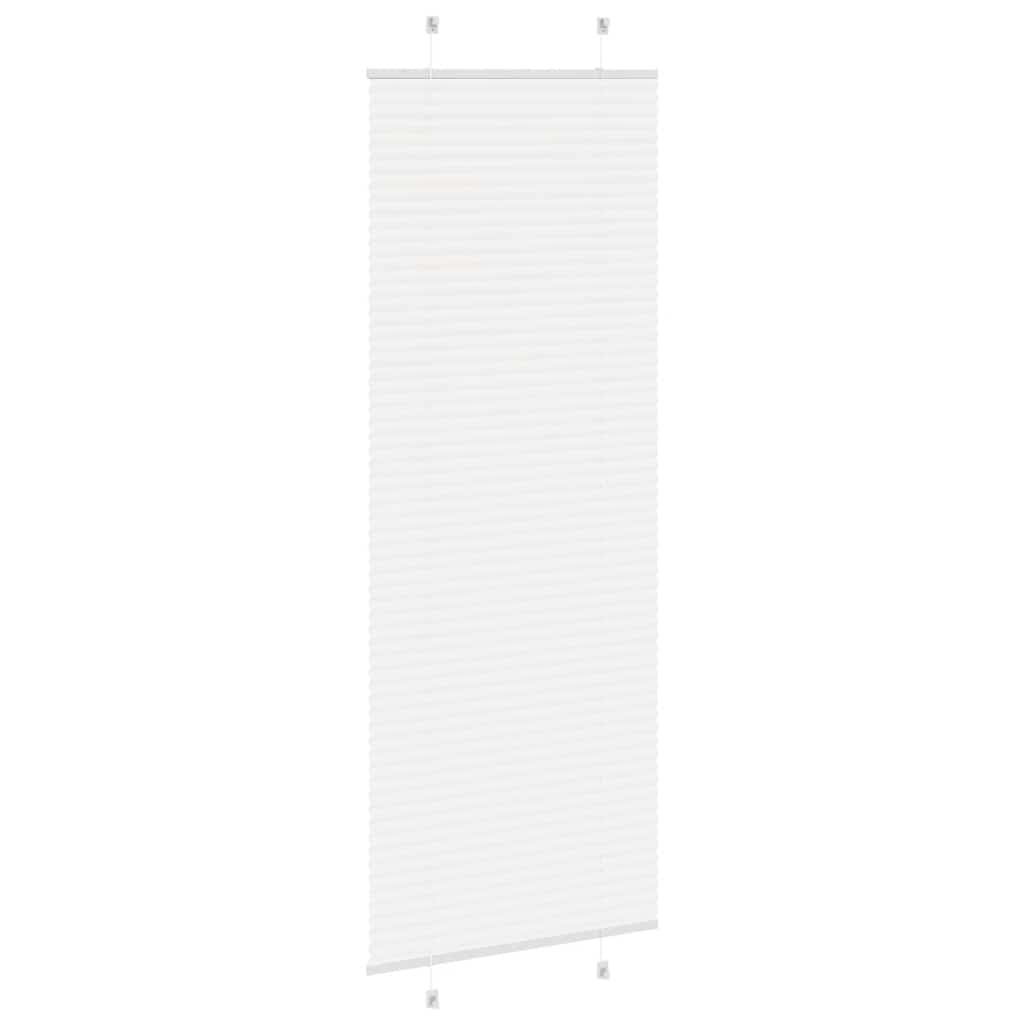 Plissee Weiß 70x200 cm Stoffbreite 69,4 cm Polyester
