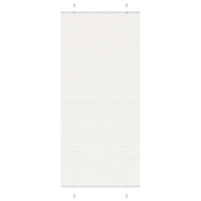 Plissee Weiß 100x200 cm Stoffbreite 99,4 cm Polyester