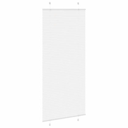 Plissee Weiß 100x200 cm Stoffbreite 99,4 cm Polyester