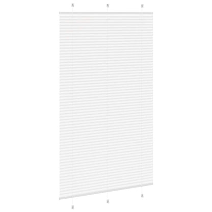 Plissee Weiß 115x200 cm Stoffbreite 114,4 cm Polyester