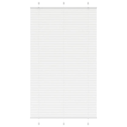 Plissee Weiß 120x200 cm Stoffbreite 119,4 cm Polyester