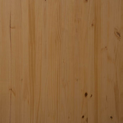 Rollschrank mit Schubladen MOSS Honigbraun Massivholz Kiefer