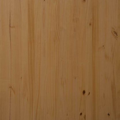 Rollschrank mit Schreibtisch MOSS Honigbraun Massivholz Kiefer