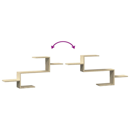 Wandregal Sonoma-Eiche 104x15x49 cm Holzwerkstoff