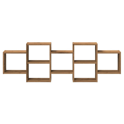 Wandregal Artisan-Eiche 129x18x42 cm Holzwerkstoff