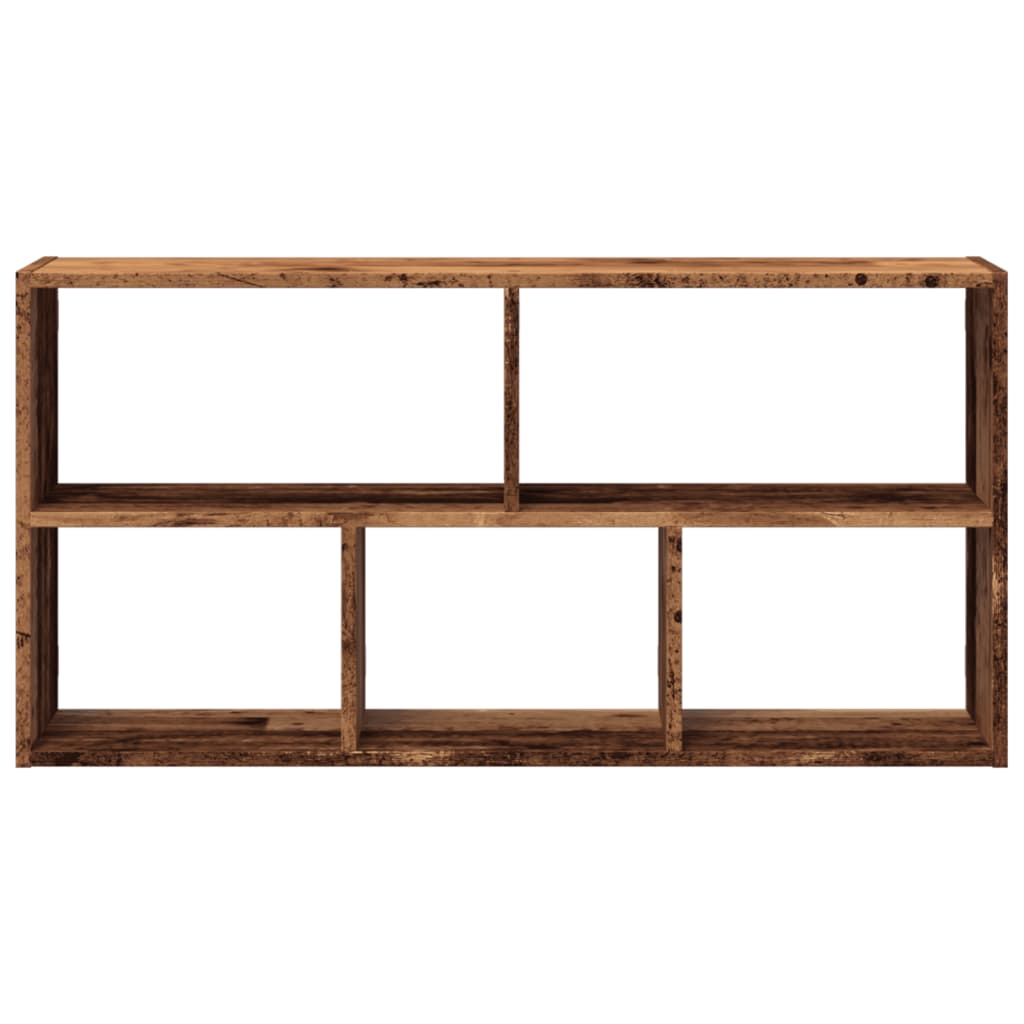 Wandregal Altholz-Optik 100x25x50 cm Holzwerkstoff