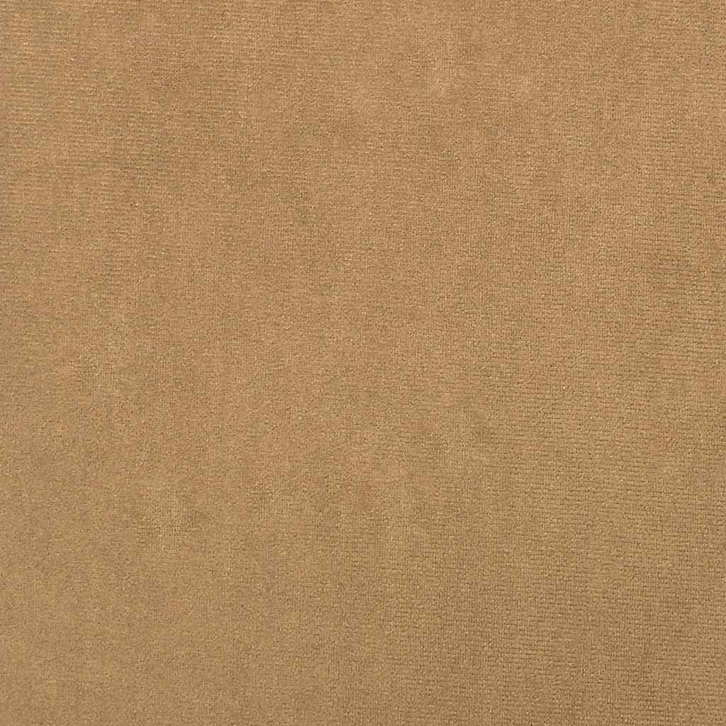 Schaukelstuhl mit Hocker Brauner Samt