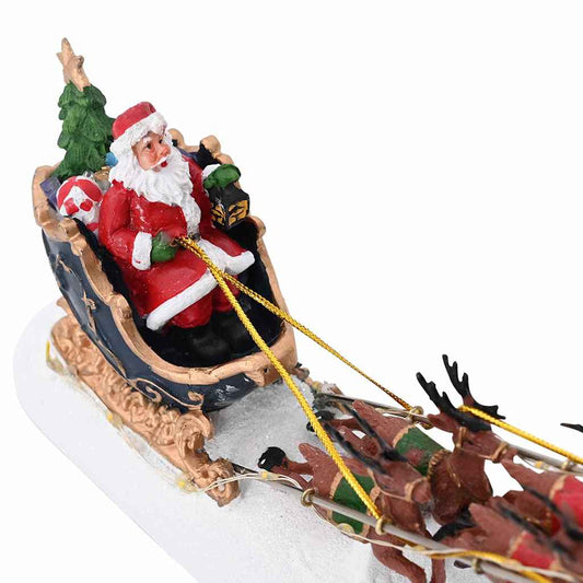 Weihnachtlicher Tisch Mehrfarbig 31,5 x 6,5 x 16 cm Harz