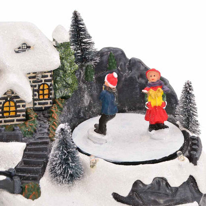 Weihnachtlicher Tisch Mehrfarbig 16 x 11,5 x 13 cm Kunststoff