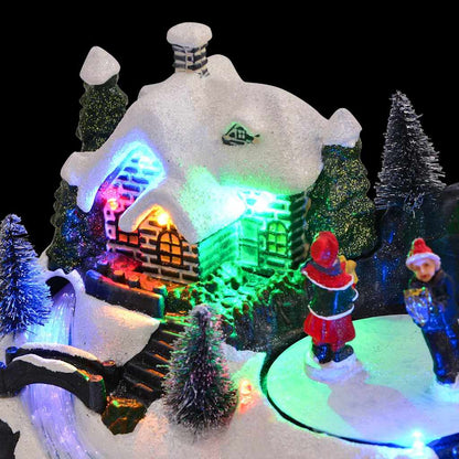 Weihnachtlicher Tisch Mehrfarbig 16 x 11,5 x 13 cm Kunststoff