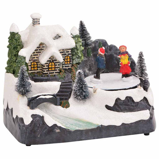 Weihnachtlicher Tisch Mehrfarbig 16 x 11,5 x 13 cm Kunststoff