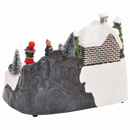 Weihnachtlicher Tisch Mehrfarbig 16 x 11,5 x 13 cm Kunststoff
