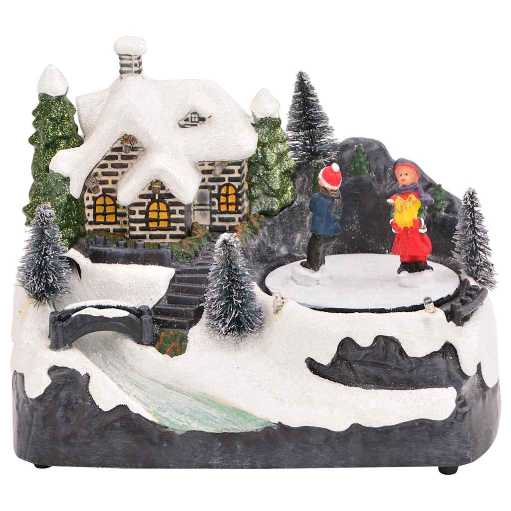 Weihnachtlicher Tisch Mehrfarbig 16 x 11,5 x 13 cm Kunststoff