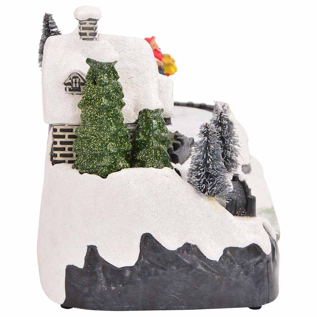 Weihnachtlicher Tisch Mehrfarbig 16 x 11,5 x 13 cm Kunststoff