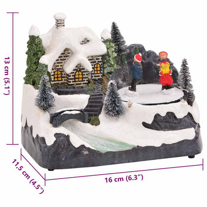 Weihnachtlicher Tisch Mehrfarbig 16 x 11,5 x 13 cm Kunststoff