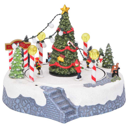 Weihnachtsdorf Dekoration Mehrfarbig 22 x 21.5 x 17 cm