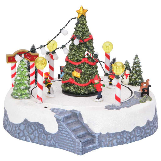 Weihnachtsdorf Dekoration Mehrfarbig 22 x 21.5 x 17 cm