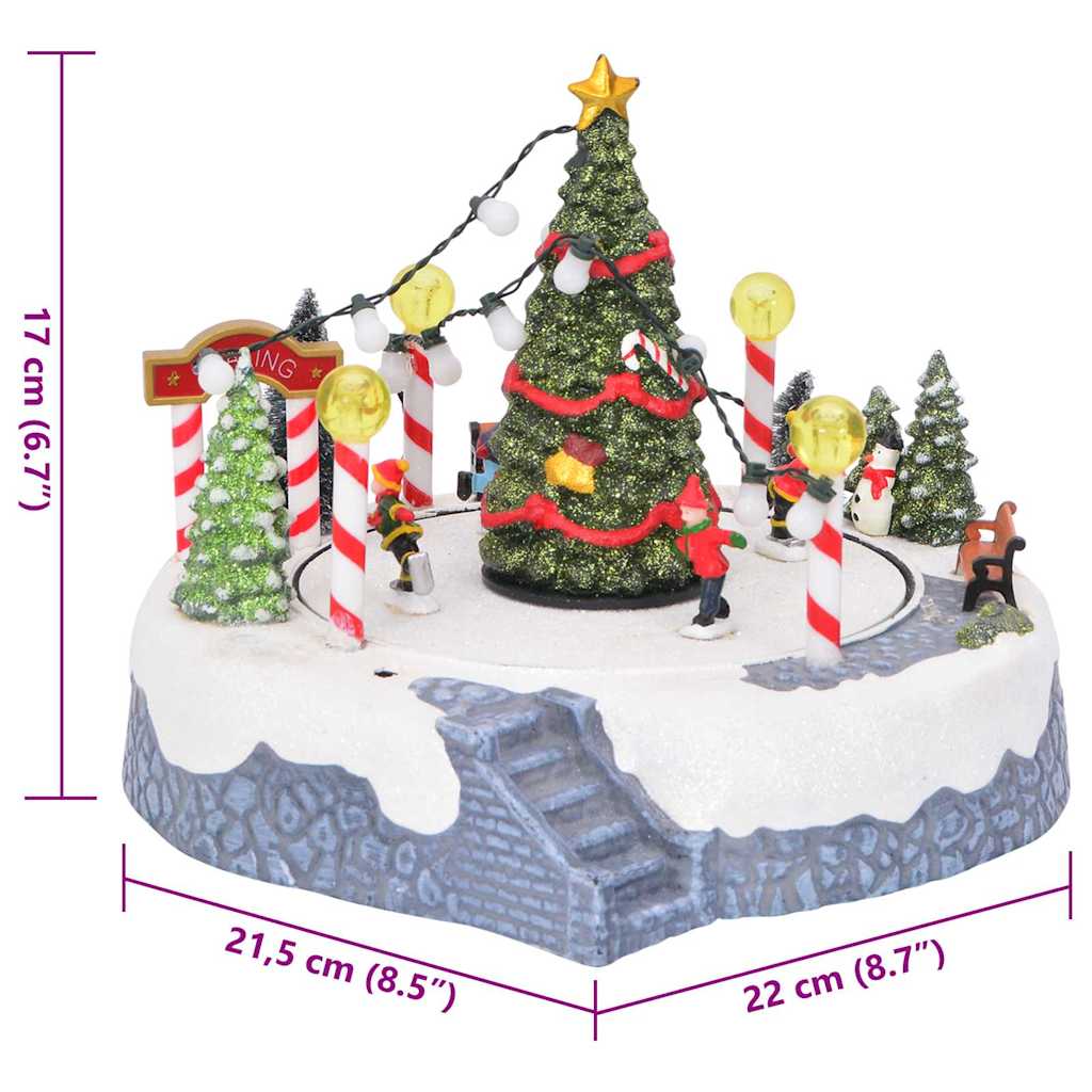 Weihnachtsdorf Dekoration Mehrfarbig 22 x 21.5 x 17 cm