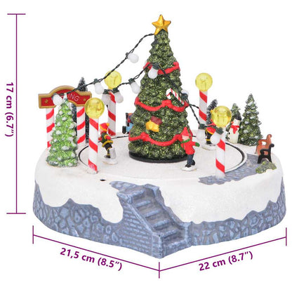 Weihnachtsdorf Dekoration Mehrfarbig 22 x 21.5 x 17 cm