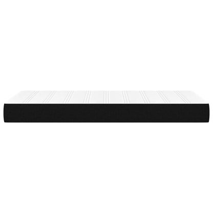 Taschenfederkernmatratze für Kinder Schwarz 80x160 cm Stoff
