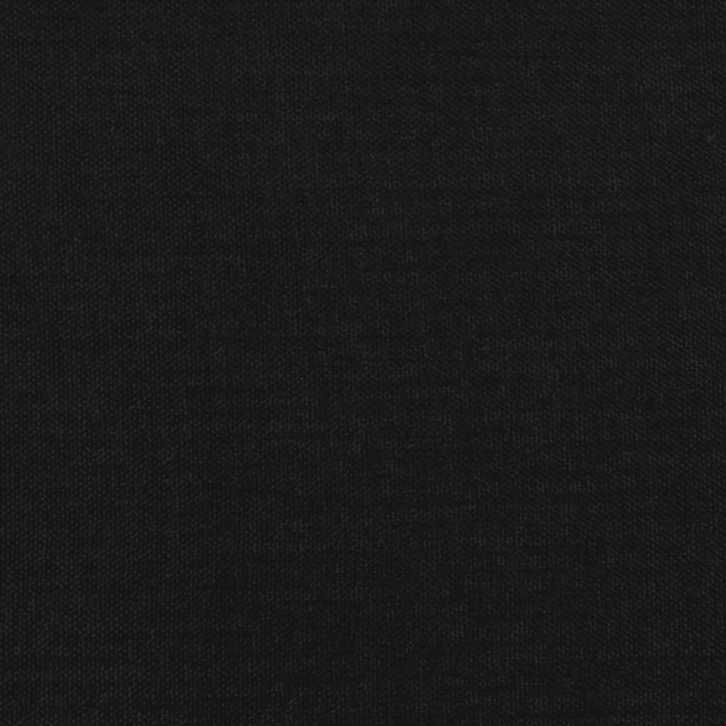 Taschenfederkernmatratze für Kinder Schwarz 80x160 cm Stoff