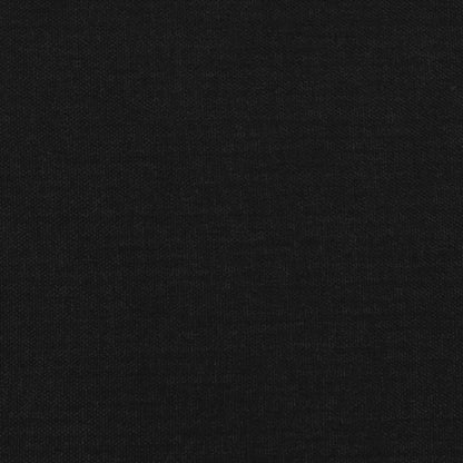 Taschenfederkernmatratze für Kinder Schwarz 80x160 cm Stoff