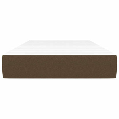 Taschenfederkernmatratze für Kinder Braun 80x160 cm Stoff