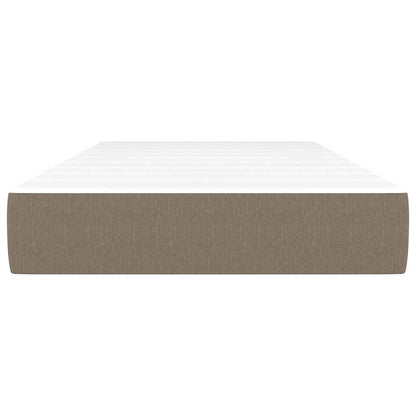 Taschenfederkernmatratze für Kinder Taupe 80x160 cm Stoff