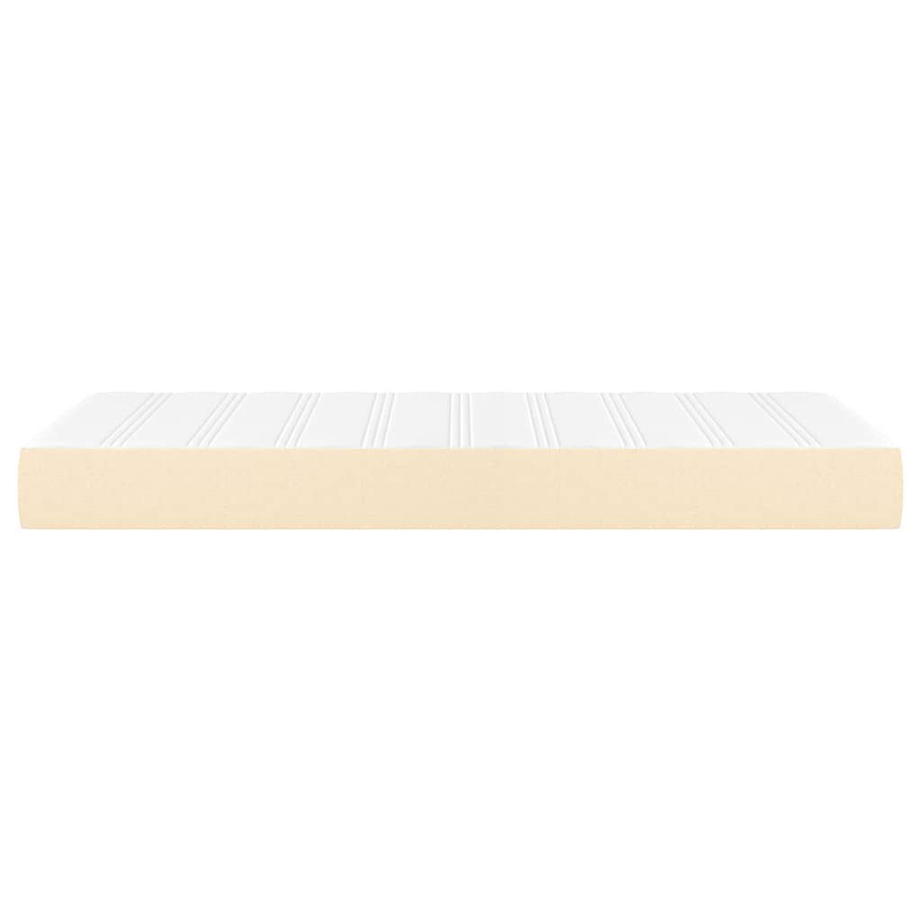 Taschenfederkernmatratze für Kinder Creme 80x160 cm Stoff