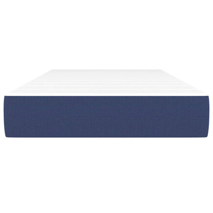 Taschenfederkernmatratze für Kinder Blau 80x160 cm Stoff