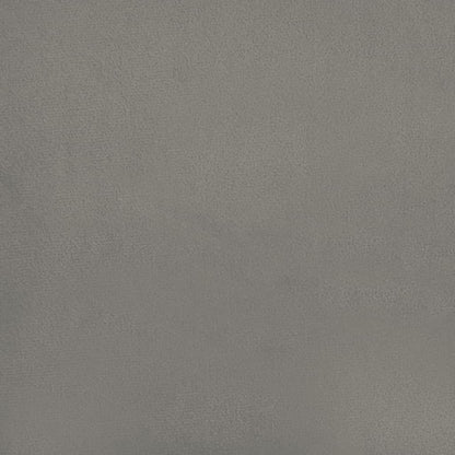 Taschenfederkernmatratze Hellgrau 90x220x20 cm Samt