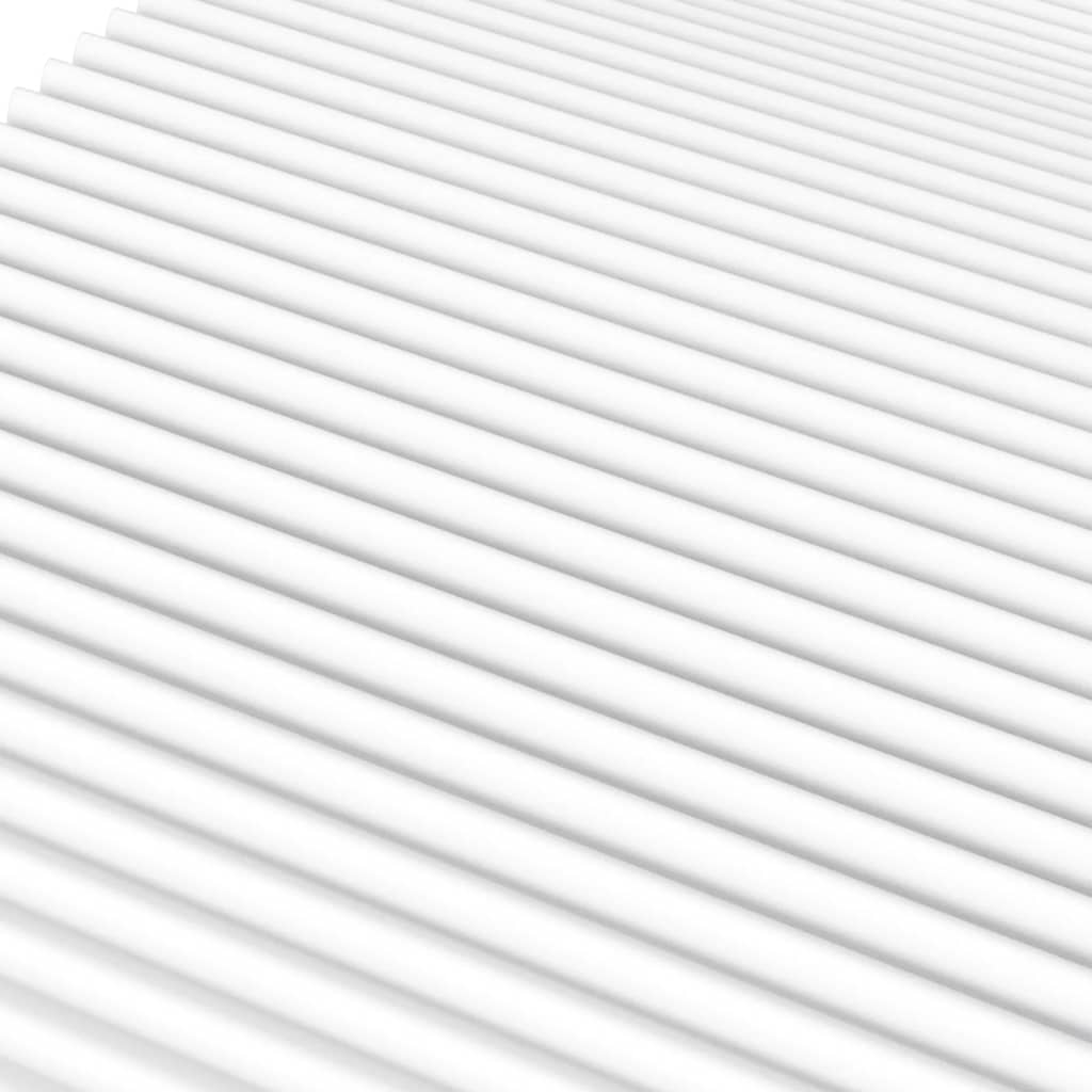 Schaumstoffmatratze Weiß 80x220 cm Härtegrad H2 H3
