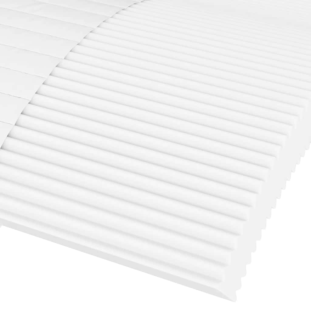 Schaumstoffmatratze Weiß 120x220 cm Härtegrad H2 H3